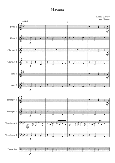 Havana (arr. J Staehr)