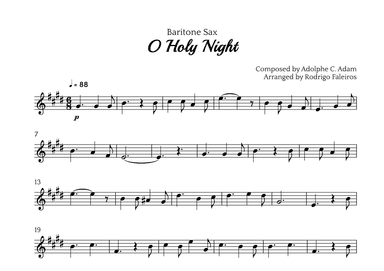 O Holy Night (arr. Rodrigo Faleiros)