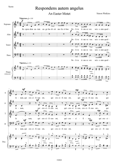 Respondens Autem Angelus - an Easter motet