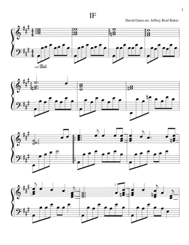 If (arr. Jeffrey Reid Baker)