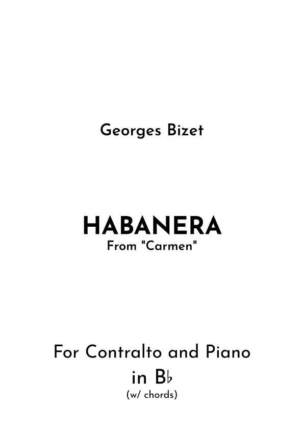 Habanera (arr. Jireh J.)