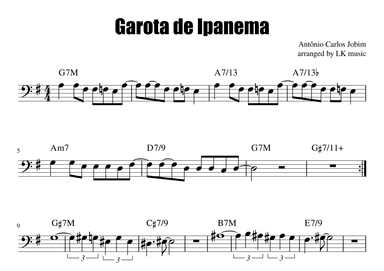 Garôta De Ipanema (arr. Lkmusic)