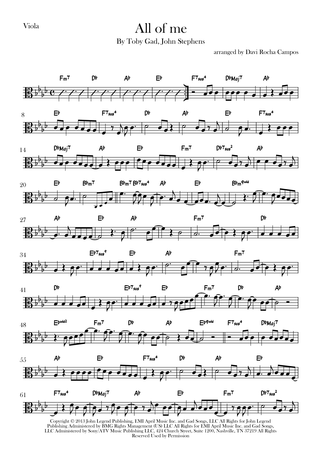 All Of Me (arr. Davi Rocha Campos)