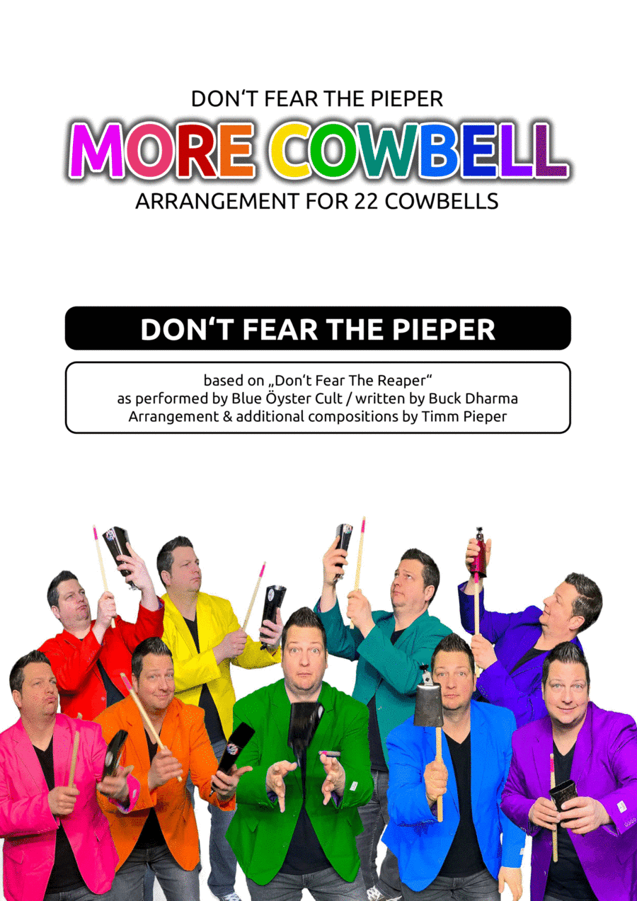DON´T FEAR THE PIEPER / MORE COWBELL (Don´t Fear The Reaper)