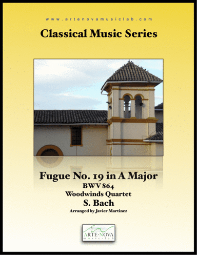Fugue No. 19 in A Major BWV 864 - Woodwinds Quartet (arr. Javier Martinez Maya)
