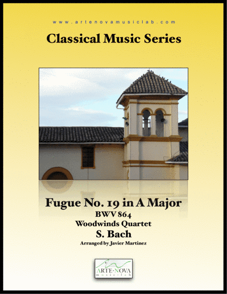 Fugue No. 19 in A Major BWV 864 - Woodwinds Quartet (arr. Javier Martinez Maya)