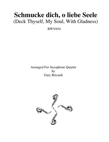 Schmucke dich, o liebe Seele (BWV 654) (arr. Gary Bricault)