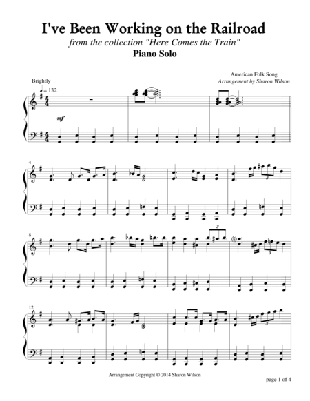 I've Been Working on the Railroad (arr. Sharon Wilson)