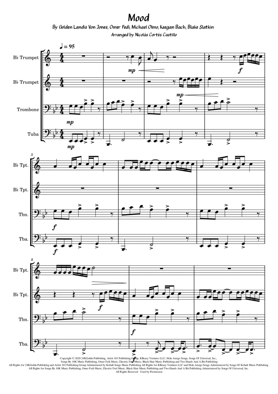 Mood (arr. Nicolás Cortés Castillo)