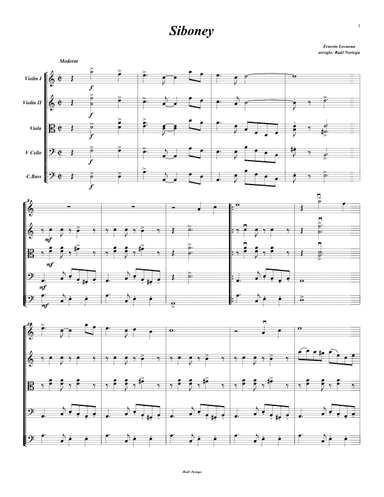 Siboney (arr. RAUL NORIEGA)