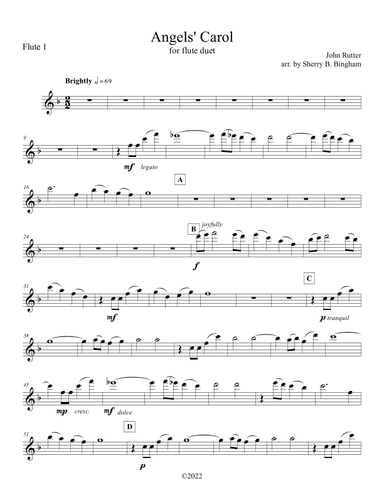 Angels' Carol (arr. Sherry B. Bingham)