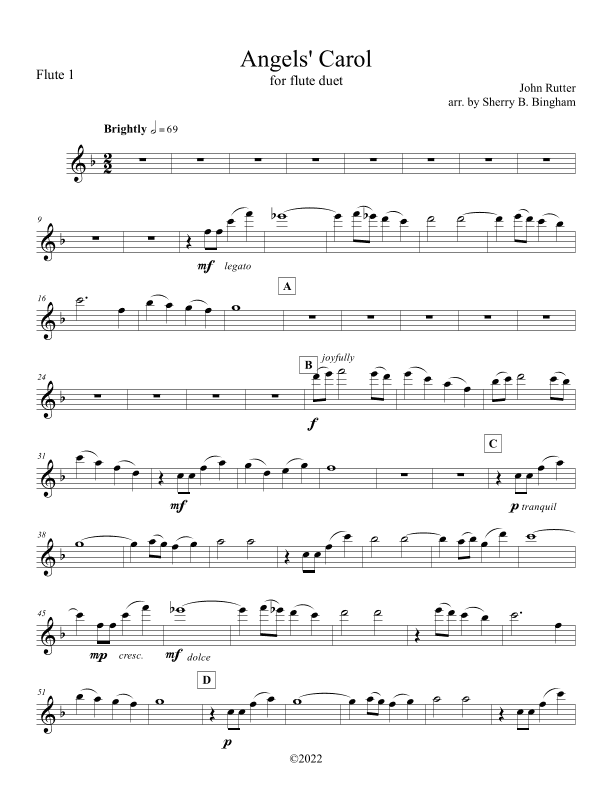 Angels' Carol (arr. Sherry B. Bingham)