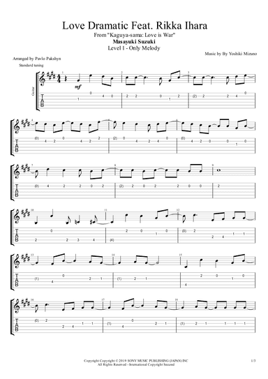 Love Dramatic Feat. Rikka Ihara (arr. Pavlo Pakshyn)