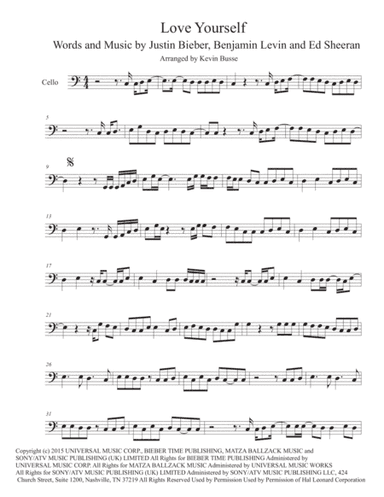 Love Yourself (arr. Kevin Busse)