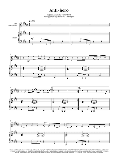 Anti-hero (arr. Henrique F Mangoni)