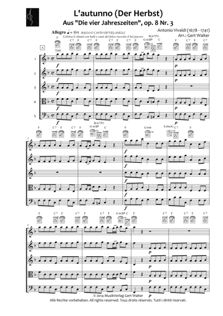 Allegro (arr. Gert Th. Walter)