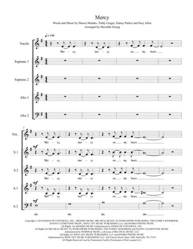 Mercy (arr. Meredith Strang)
