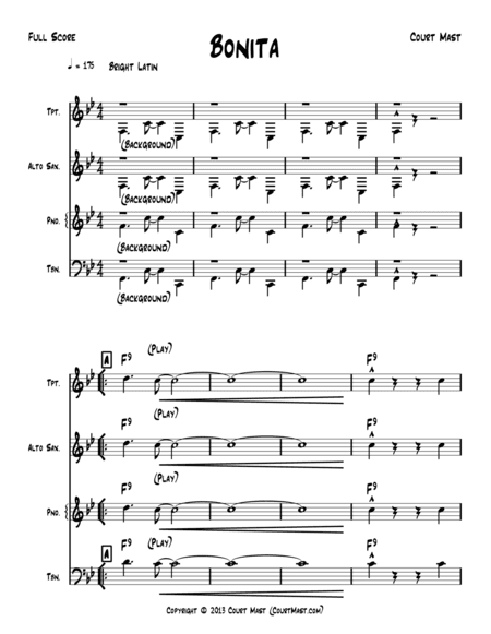 Bonita - Lead Sheet