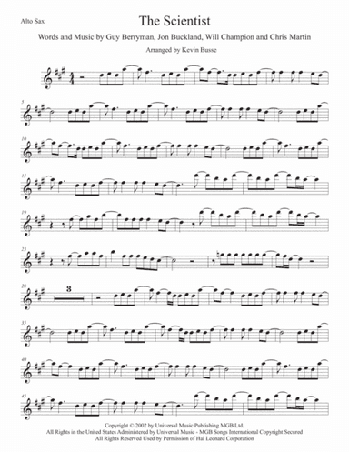 The Scientist (arr. Kevin Busse)