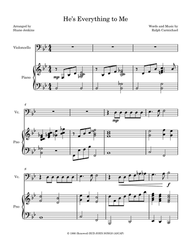 He's Everything To Me (arr. Shane Jenkins)