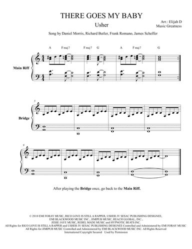 There Goes My Baby (arr. Music Greatness)