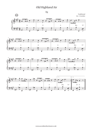 Old Highland Air (arr. Julia Gordon)