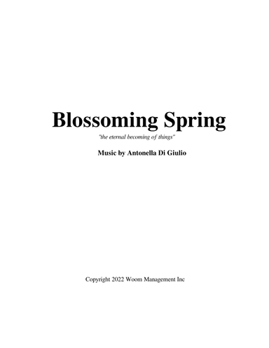 Blossoming Spring