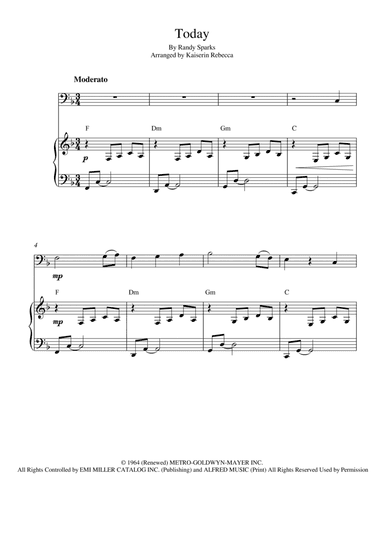 Today (arr. Kaiserin Rebecca)