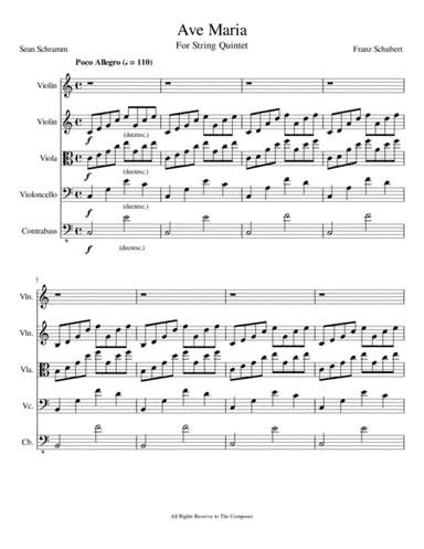 Ave Maria (arr. Sean Schramm)