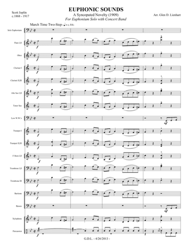 Euphonic Sounds - Extra Score (arr. Glen D. Lienhart)