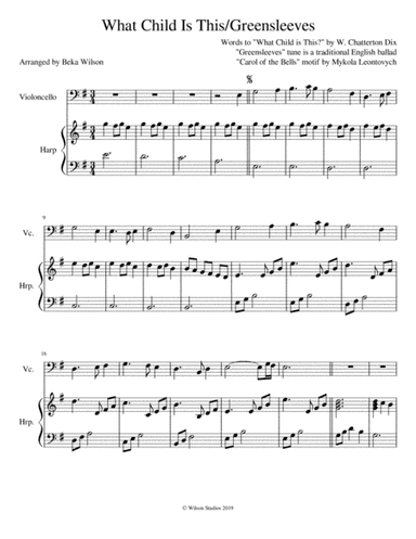 What Child Is This?/Greensleeves (arr. Beka Wilson)