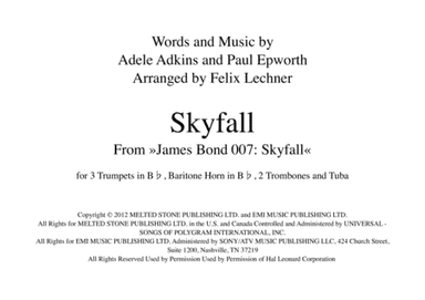 Skyfall (arr. Felix Lechner)