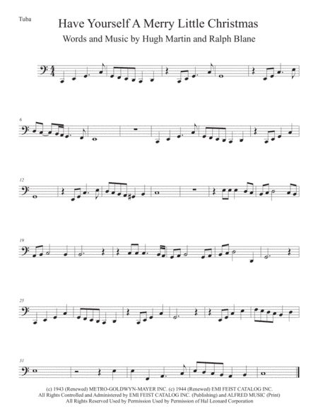 Have Yourself A Merry Little Christmas  from MEET ME IN ST. LOUIS (arr. Kevin Busse)