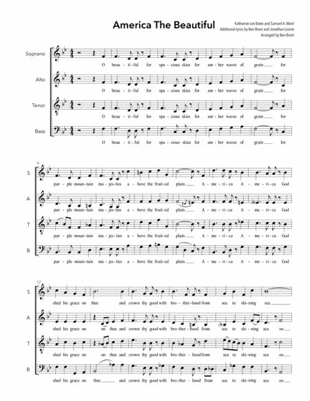 America The Beautiful (arr. Ben Bram)