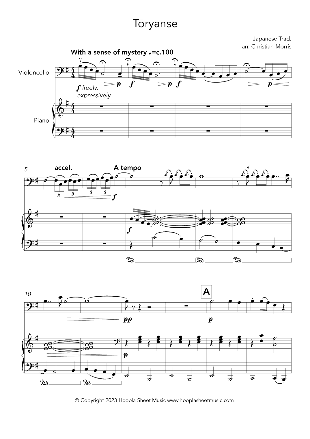Tōryanse (通りゃんせ) (arr. Christian Morris)