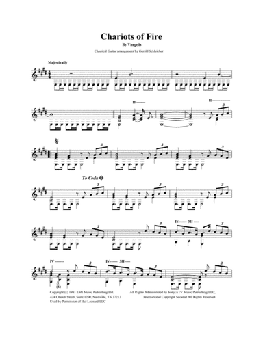 Chariots Of Fire  from the Feature Film CHARIOTS OF FIRE (arr. Gerald Schleicher)