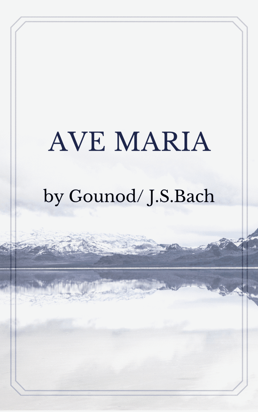 Ave Maria Gounod Piano (arr. Funtom)