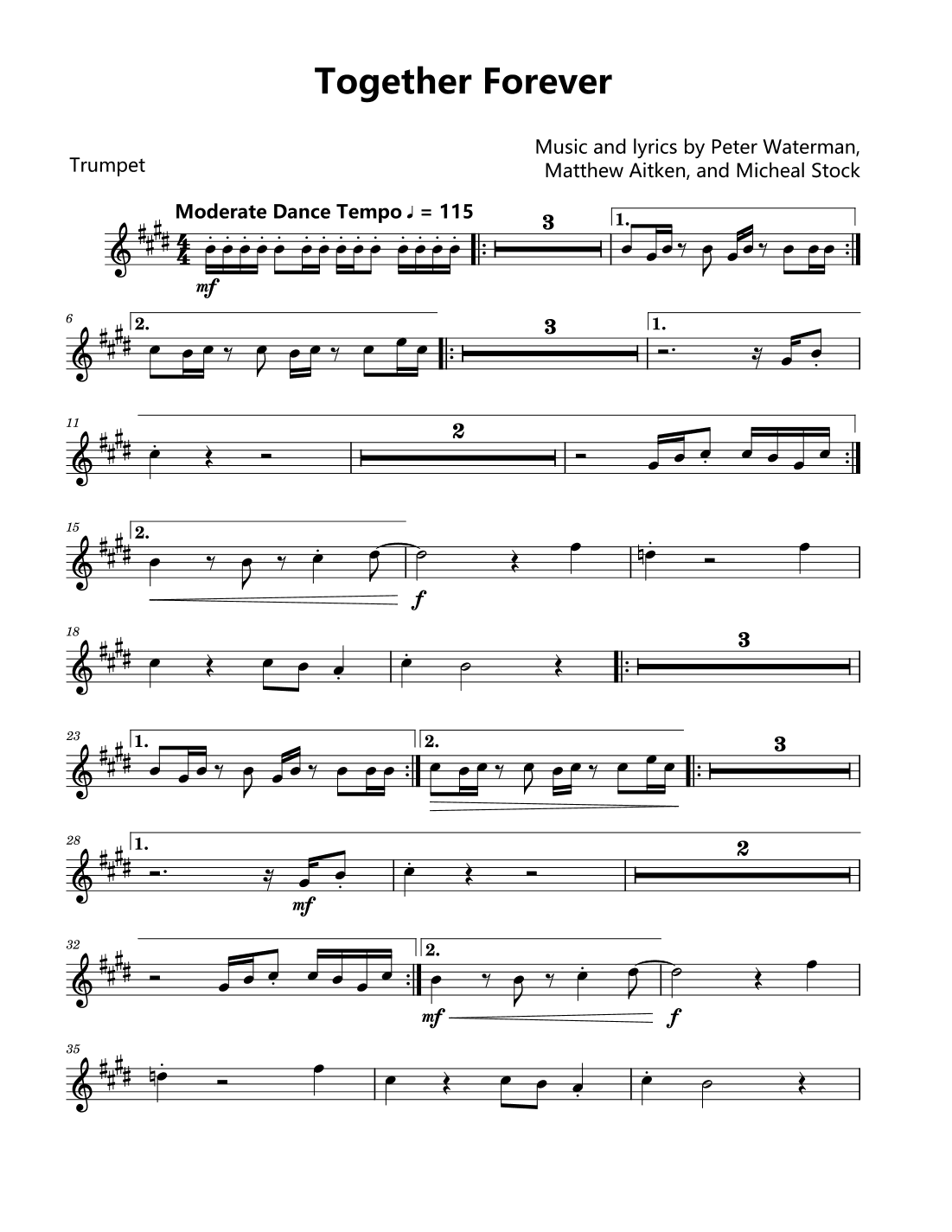 Together Forever (arr. David Lartey)
