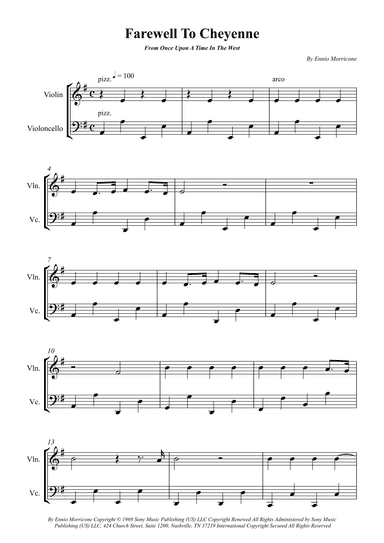 Farewell To Cheyenne (arr. Wesley S. SIlva)