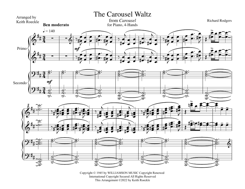 The Carousel Waltz (arr. Keith Roeckle)