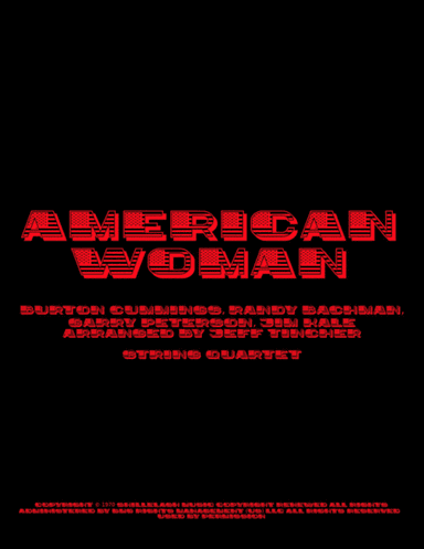 American Woman (arr. Jeff Tincher)
