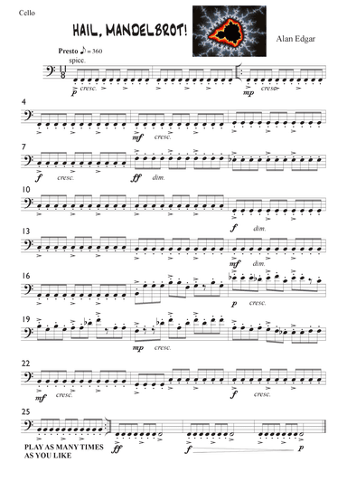 HAIL,  MANDELBROT! String Quartet