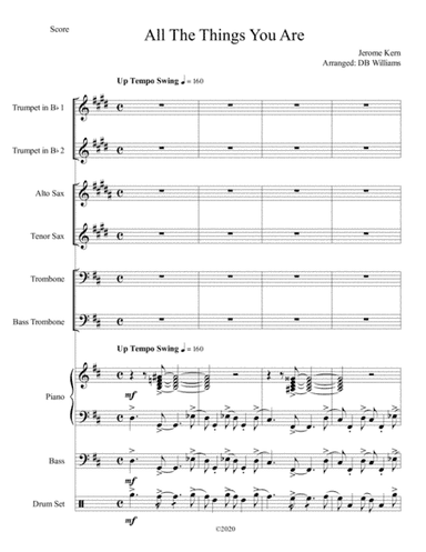 All The Things You Are (arr. DB Williams)