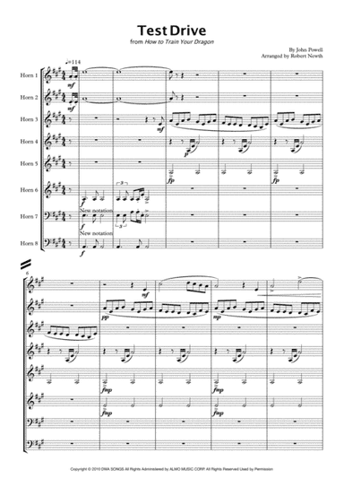 Test Drive (arr. Robert Newth)