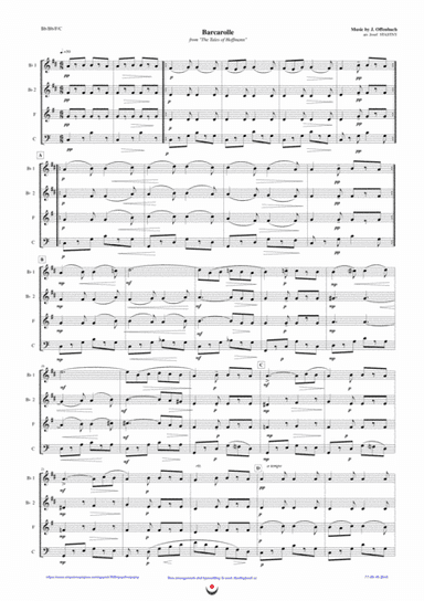 Barcarolle (Offenbach) (arr. Josef STASTNY)