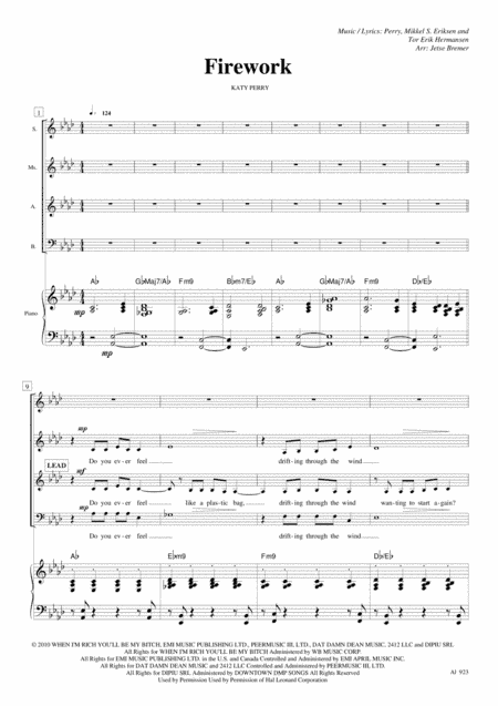 Firework (arr. Jetse Bremer)
