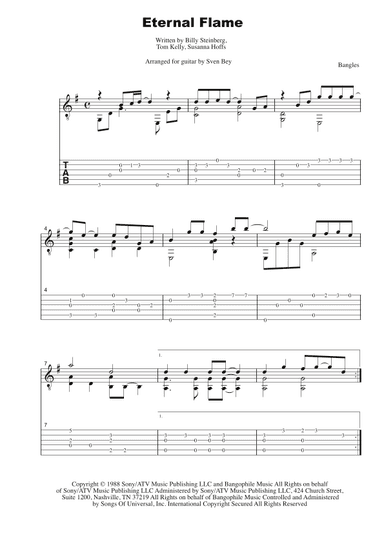 Eternal Flame (arr. Sven Bey)