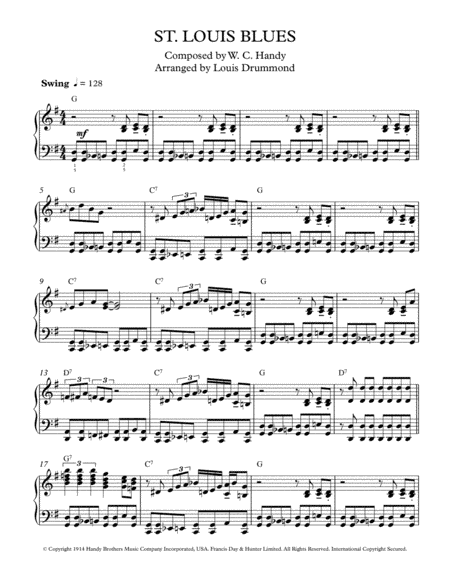 St. Louis Blues (arr. Louis Drummond)