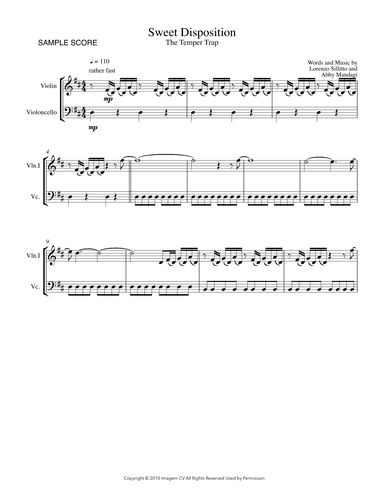 Sweet Disposition (arr. Sherry Lewis)
