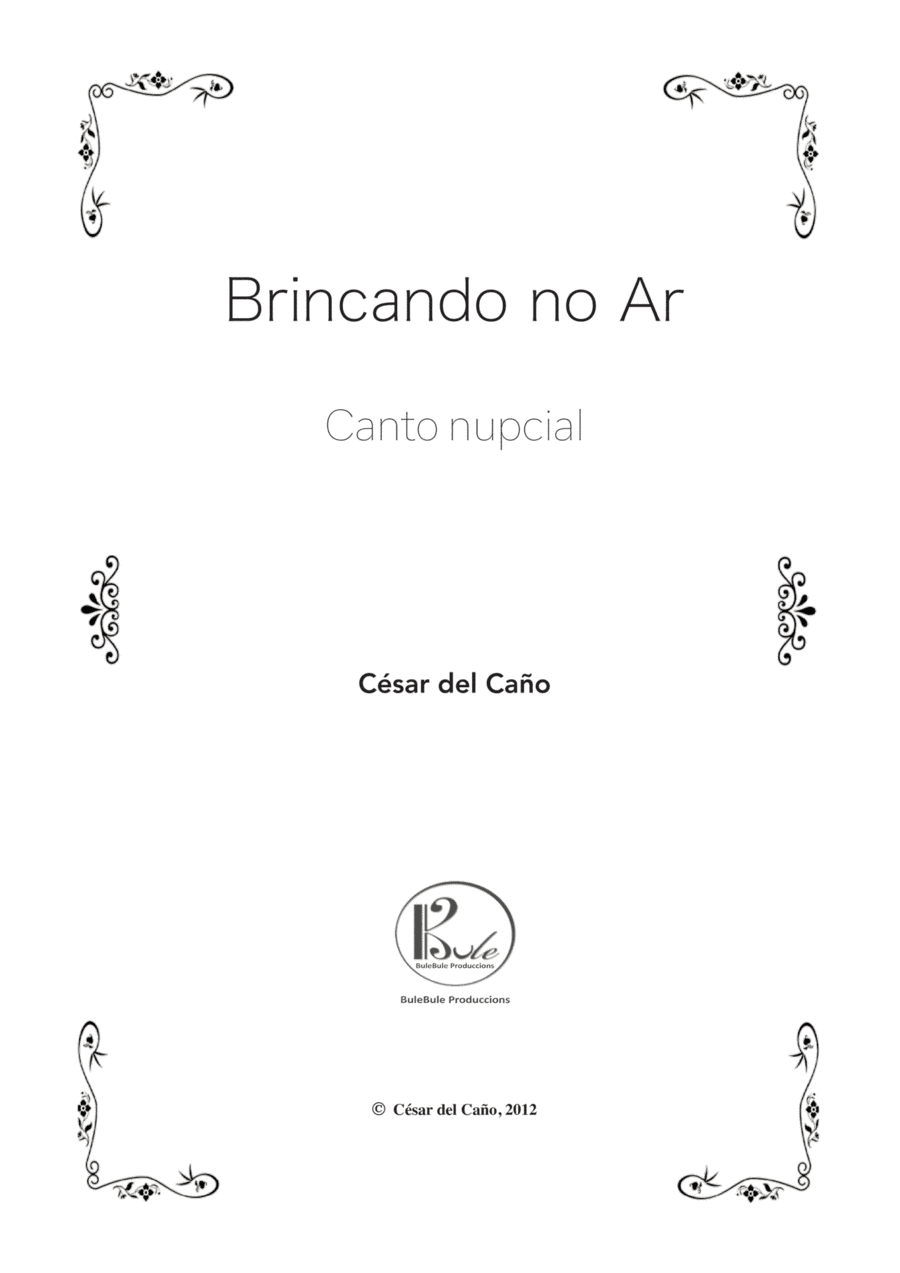Brincando no ar  (Canto nupcial / Wedding song)